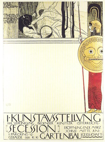Art Exhibition Secession by Gustav Klimt